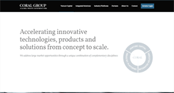 Desktop Screenshot of coralgrp.com